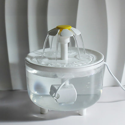 Petal Fountain ¦ Filtered Flowing Water Bowl for Cats & Dogs (2L)