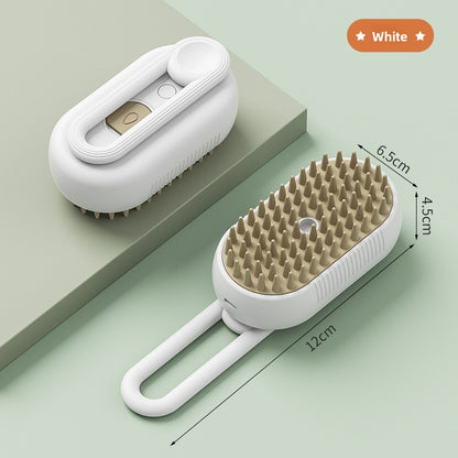Mist Brush ¦ Steam Grooming Brush for Cats & Dogs (USB-C Rechargeable)