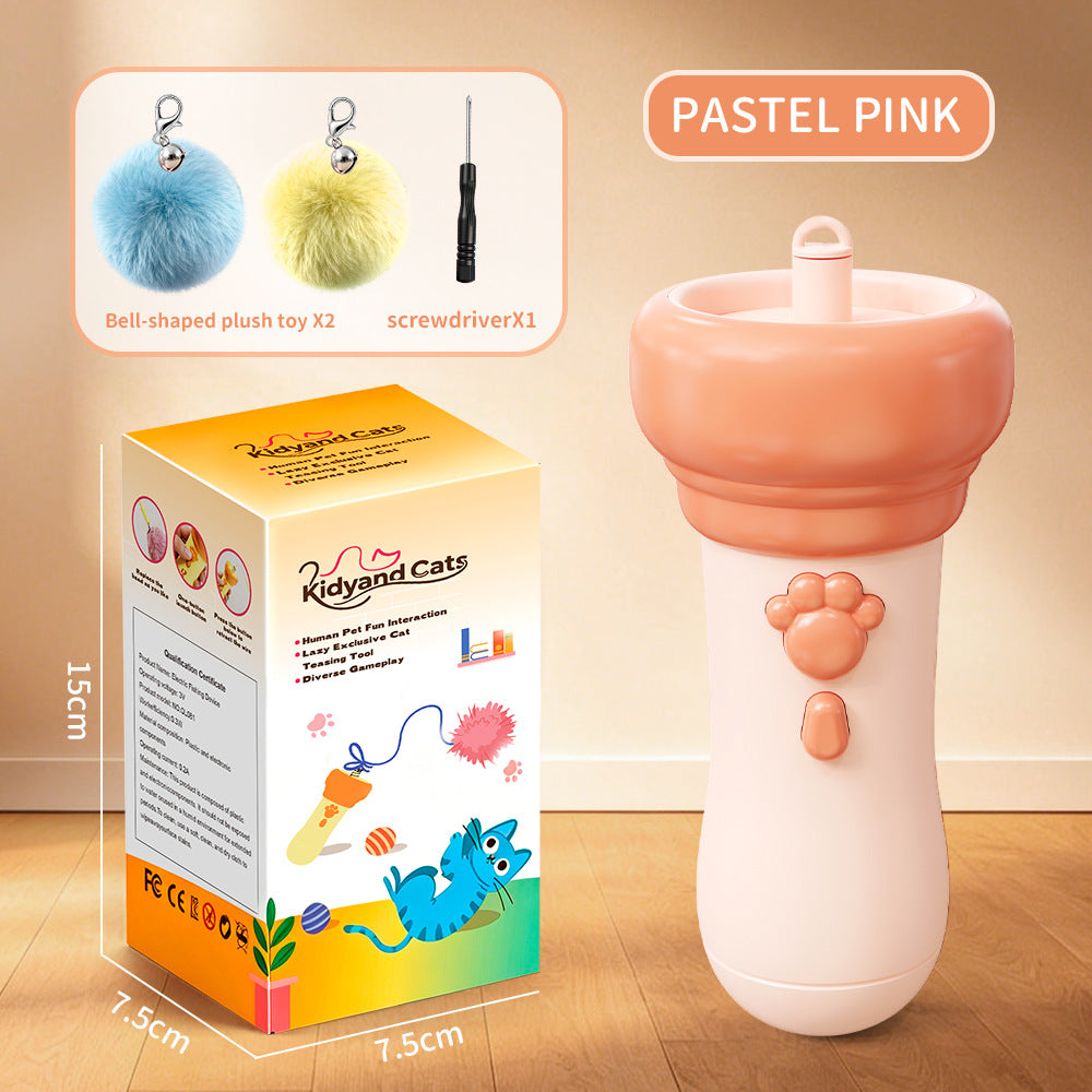 Interactive Cat Teaser ¦ Automatic Ball Launcher with Retracting String