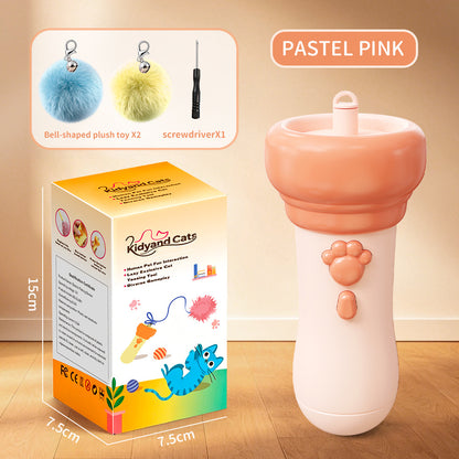 Interactive Cat Teaser ¦ Automatic Ball Launcher with Retracting String
