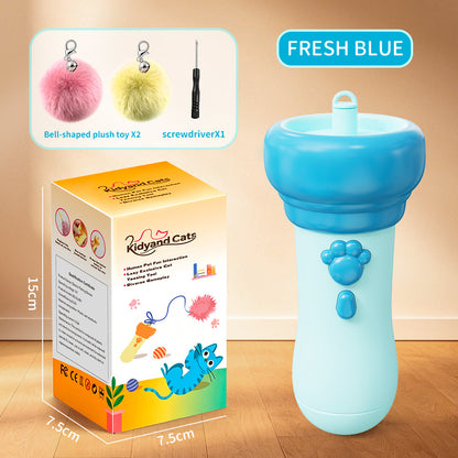 Interactive Cat Teaser ¦ Automatic Ball Launcher with Retracting String