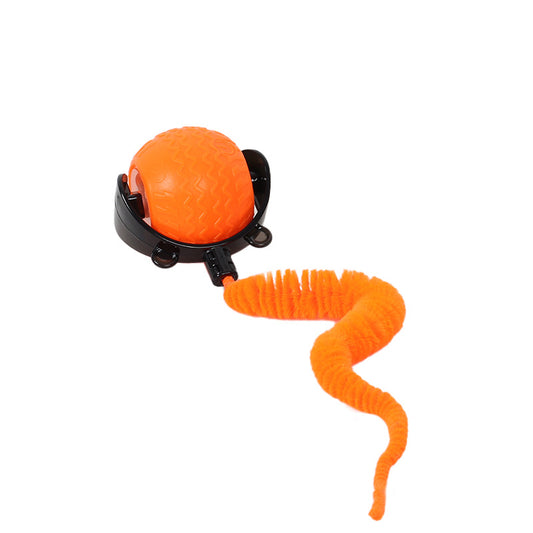 Rogue Runner ¦ Self-Rolling Smart Cat Toy with LED Chase Light