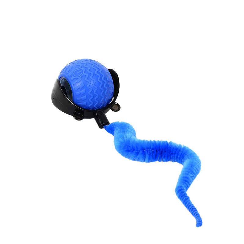 Rogue Runner ¦ Self-Rolling Smart Cat Toy with LED Chase Light