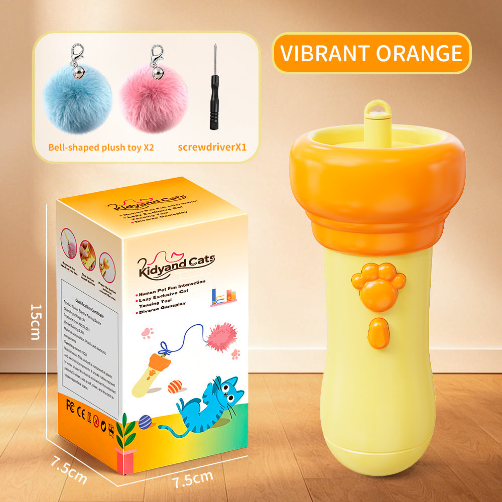 Interactive Cat Teaser ¦ Automatic Ball Launcher with Retracting String