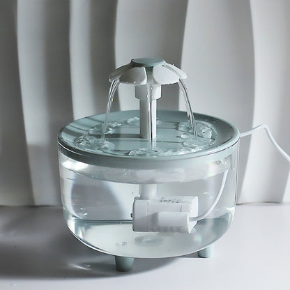 Petal Fountain ¦ Filtered Flowing Water Bowl for Cats & Dogs (2L)