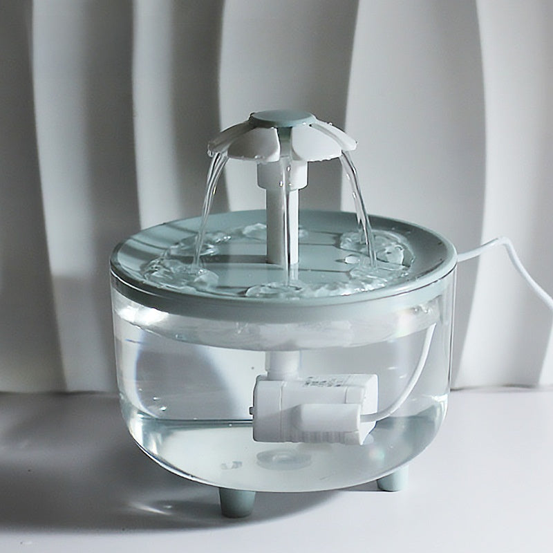 Petal Fountain ¦ Filtered Flowing Water Bowl for Cats & Dogs (2L)